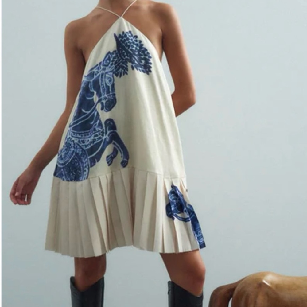 Alemais The Rider Pleated Hem Dress NWT - Picture 2 of 6